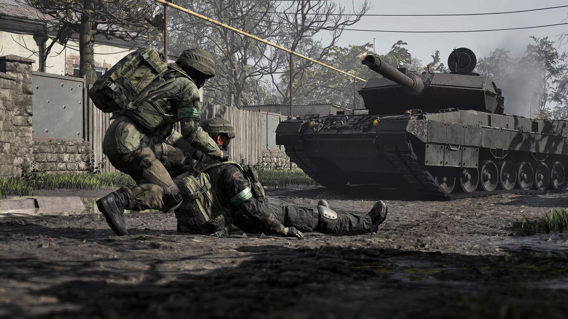 WARDOGS infantry and armored vehicle rendered in the game's battlefield